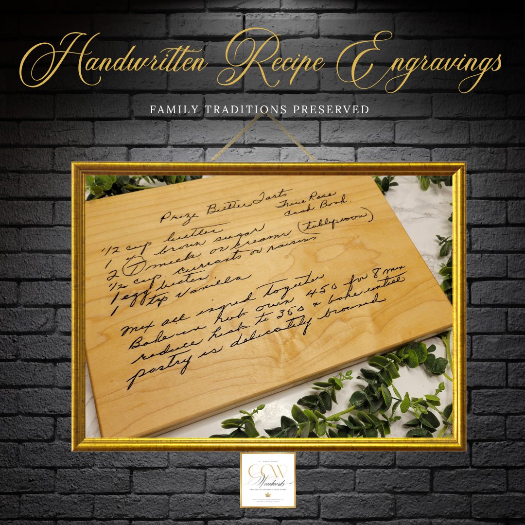 Handwritten Recipes Engravings