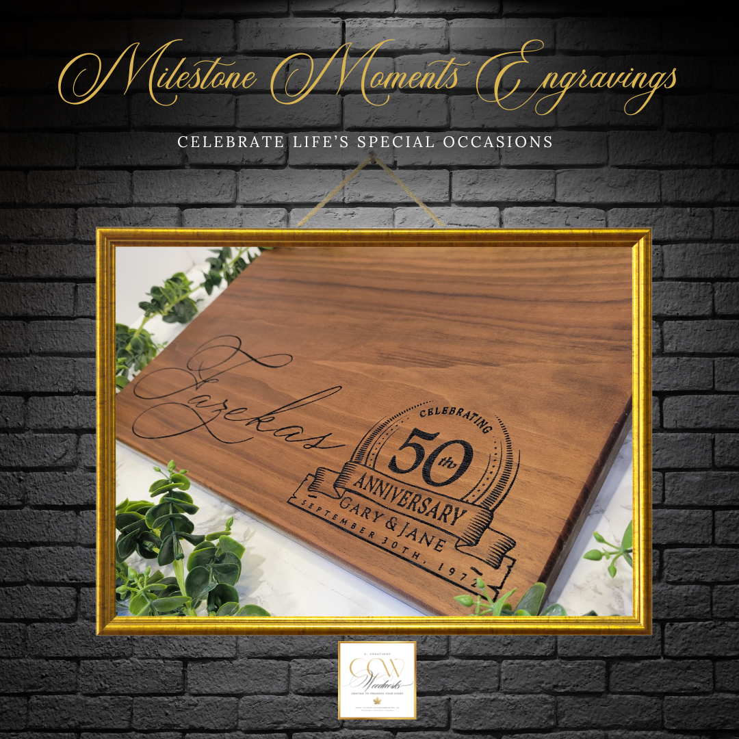 Milestone Moments Engravings