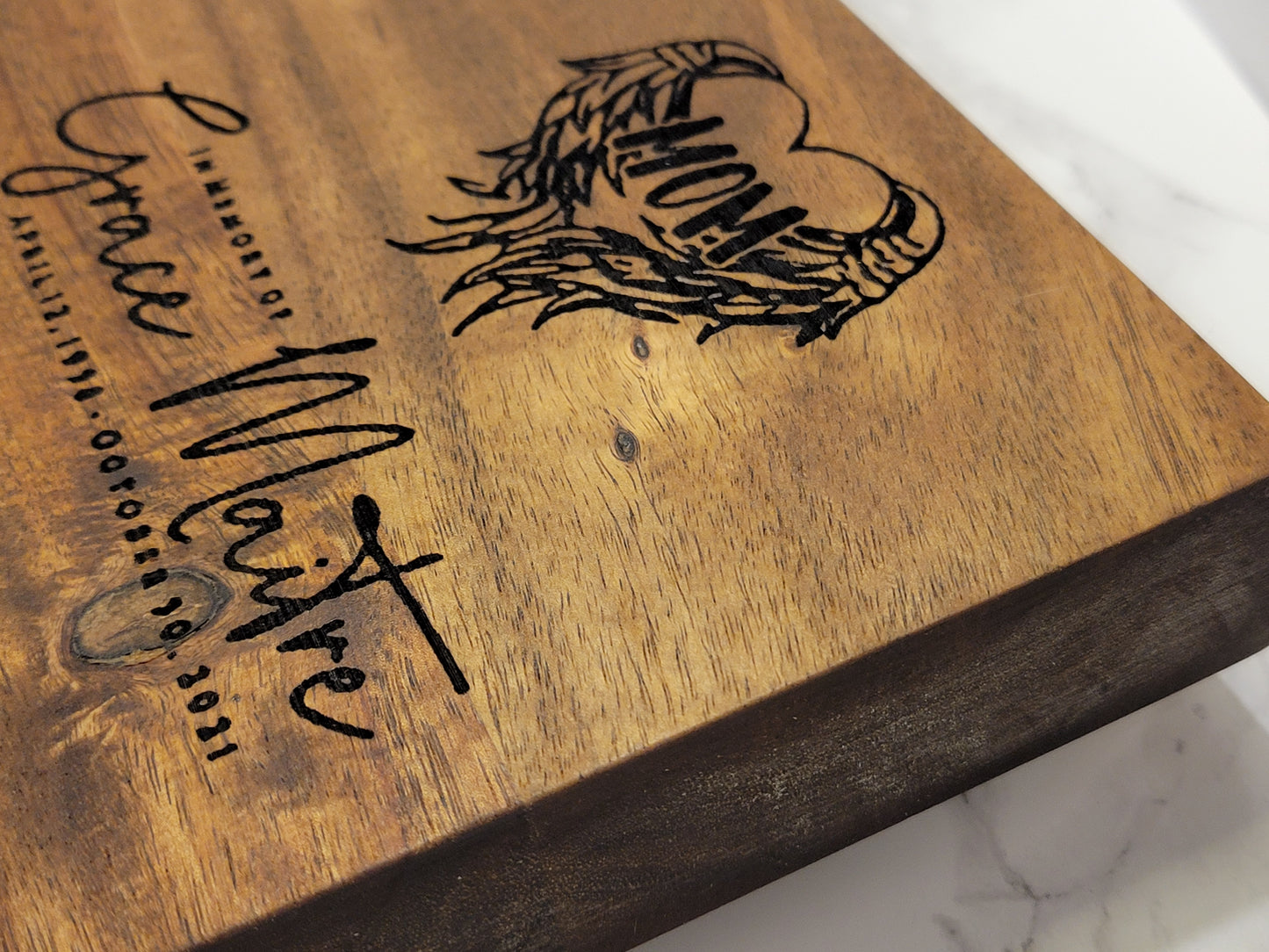 Custom Engraved Recipe Charcuterie Board – Personalized Keepsake Gift