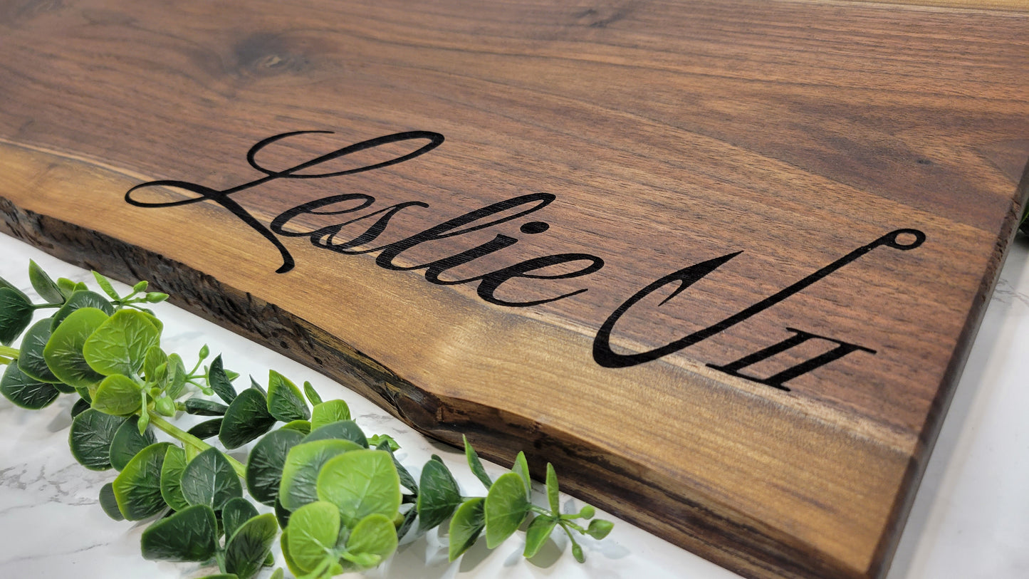 Live Edge Charcuterie Board – Create Your Masterpiece