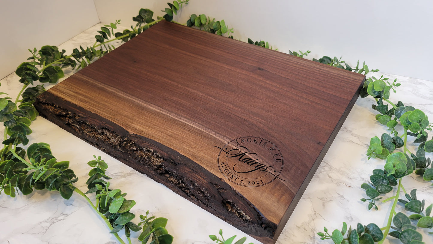 Live Edge Charcuterie Board – Create Your Masterpiece