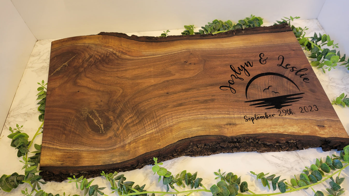 Live Edge Charcuterie Board – Create Your Masterpiece