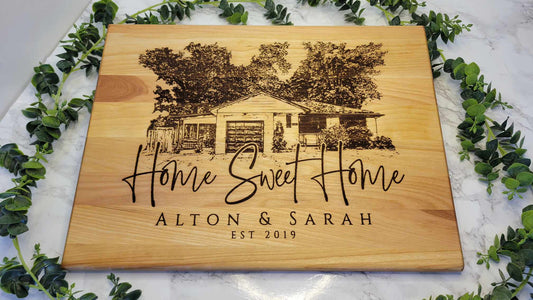 Custom House Portrait Engravings – Timeless Keepsakes for Your Home