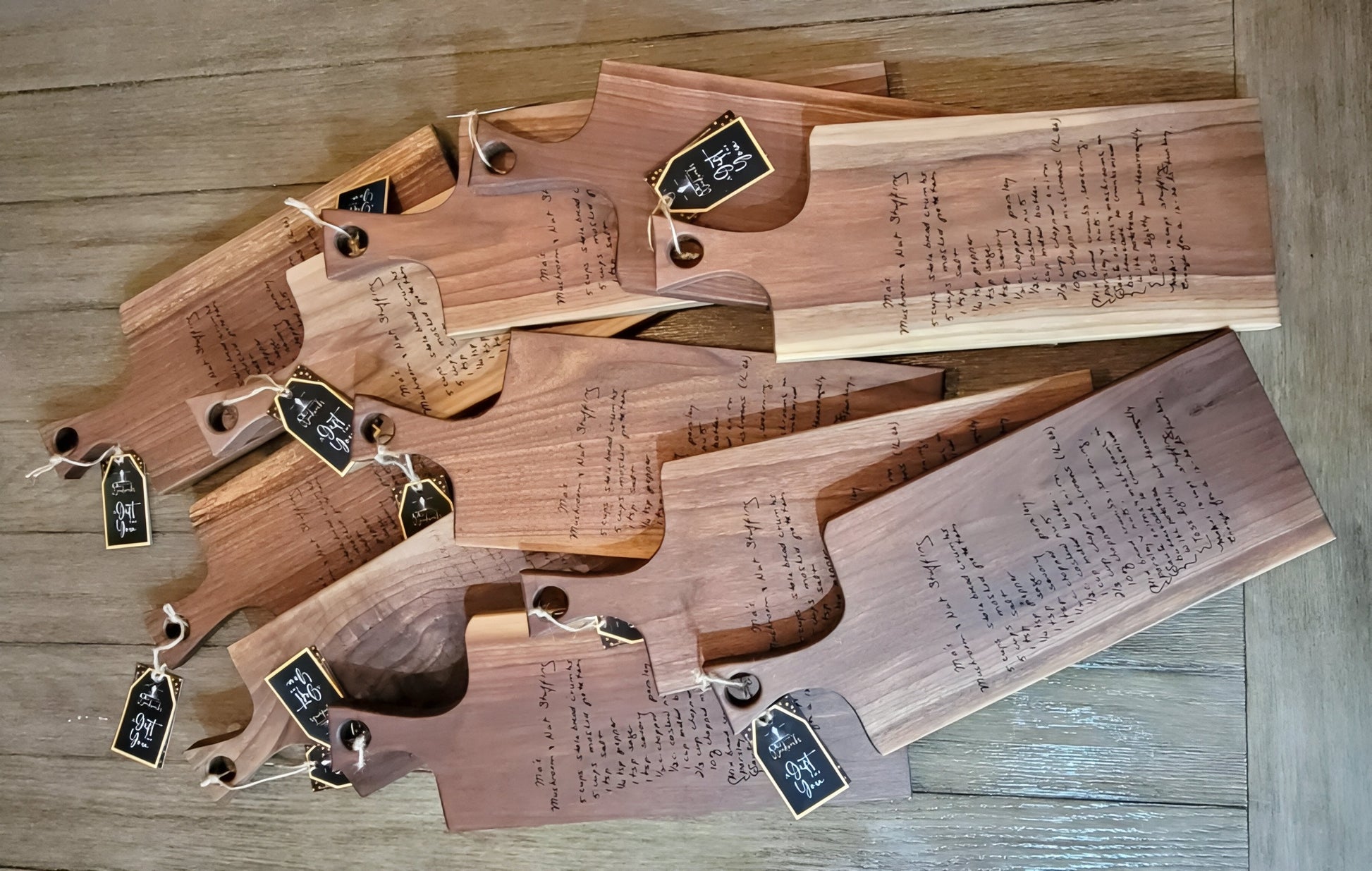 Custom Engraved Recipe Charcuterie Board – Personalized Keepsake Gift - CCreations Woodworks