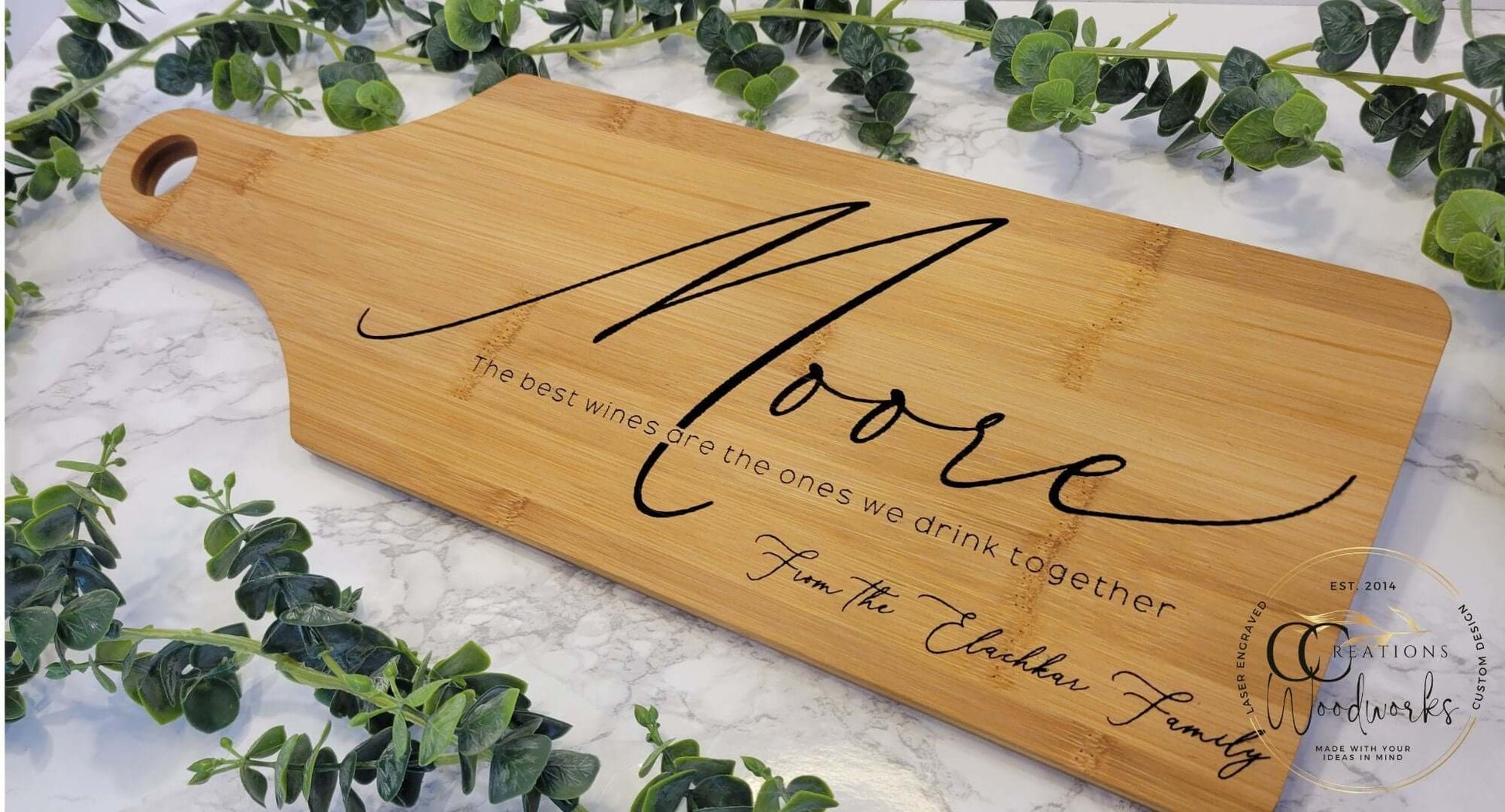 New: customize cutting boards ( shops made to order)