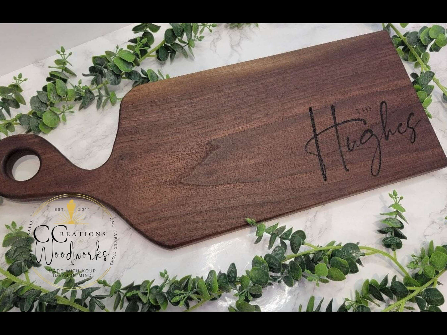 Personalized Family Name Cutting Board - A Unique and Thoughtful Gift Idea - CCreations Woodworks